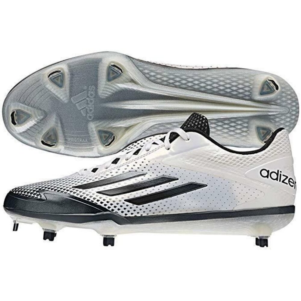 Adidas Men's Adizero Afterburner 2.0 Metal Baseball Cleats White Size 8 S85704